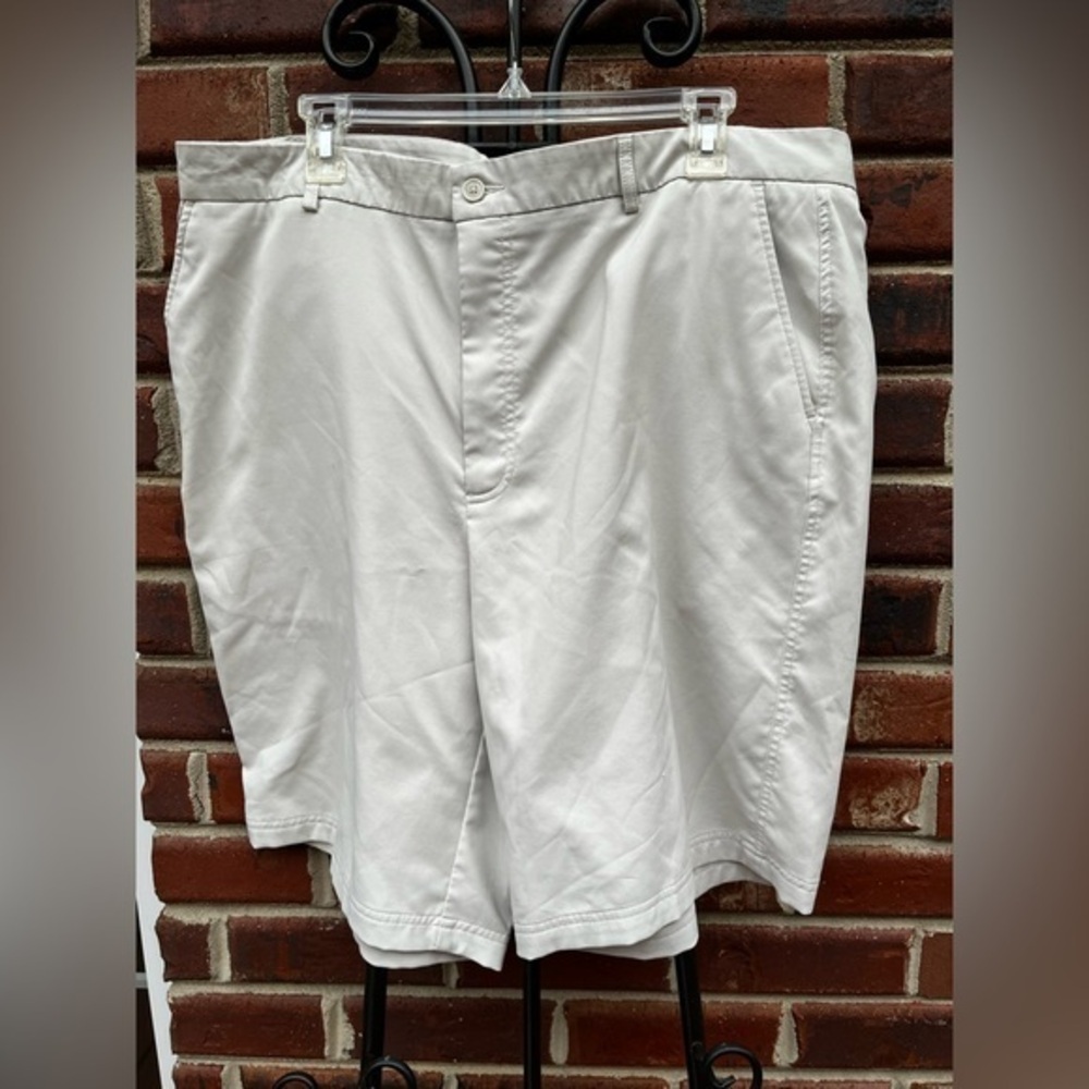 Kirkland Signature Light Gray Flat Front Shorts